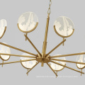 2020 living room Victorian gold led large chandelier pendant lights